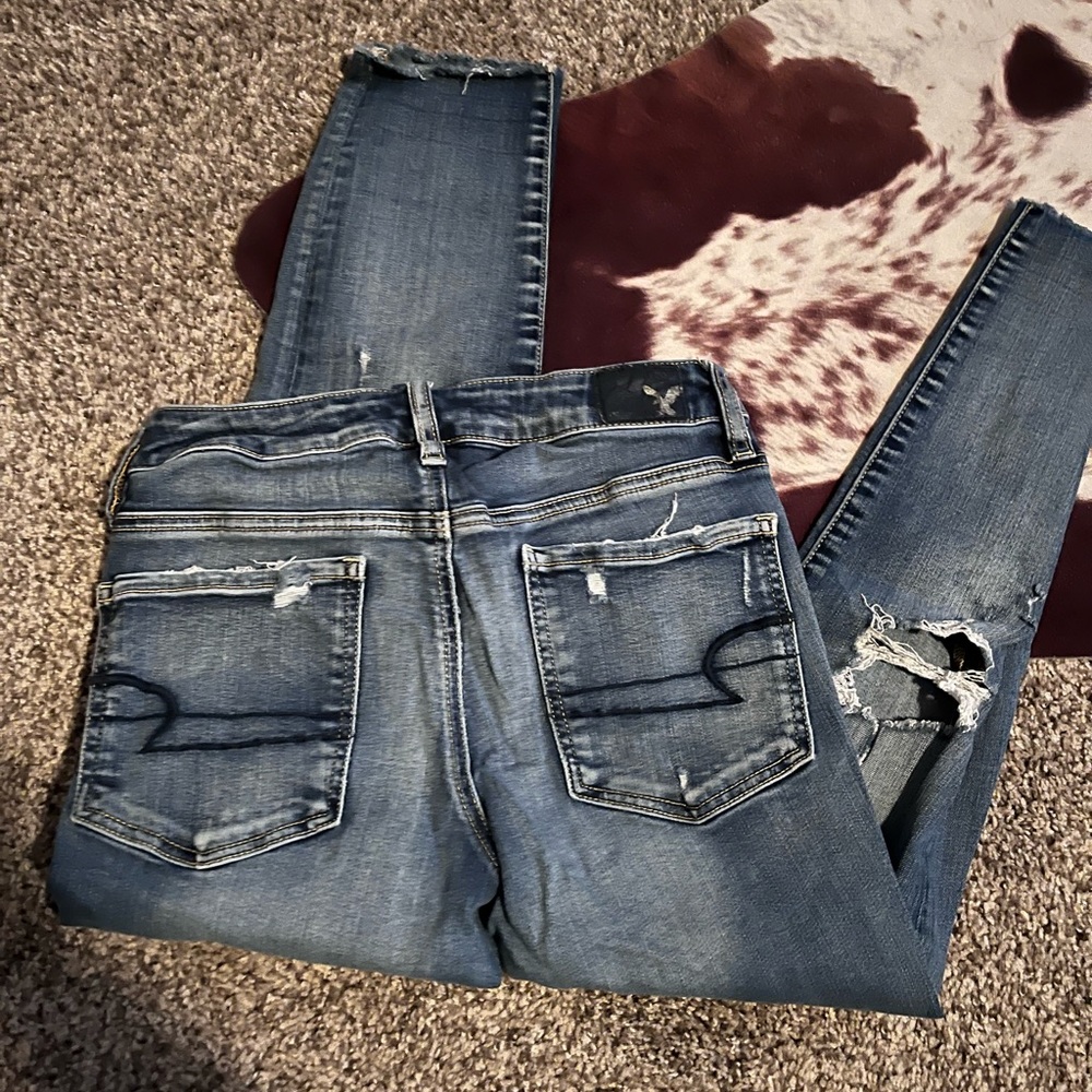 American Eagle Super stretch Jegging Crop style
